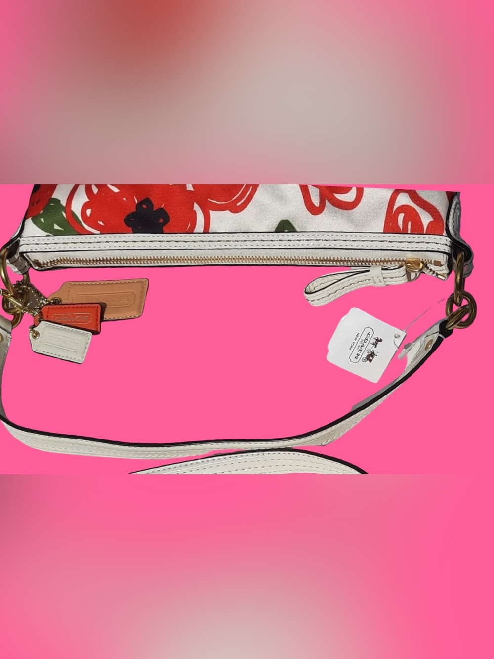 COACH Poppy Floral Crossbody Bag - Picture 6 of 13